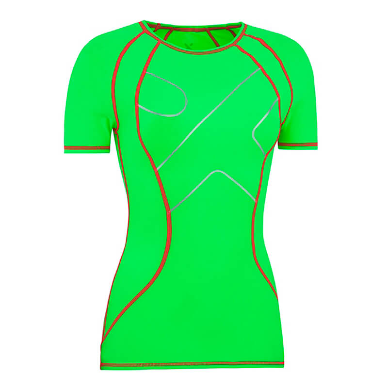 Ladies High Compression Tee, green gekko, MXDC