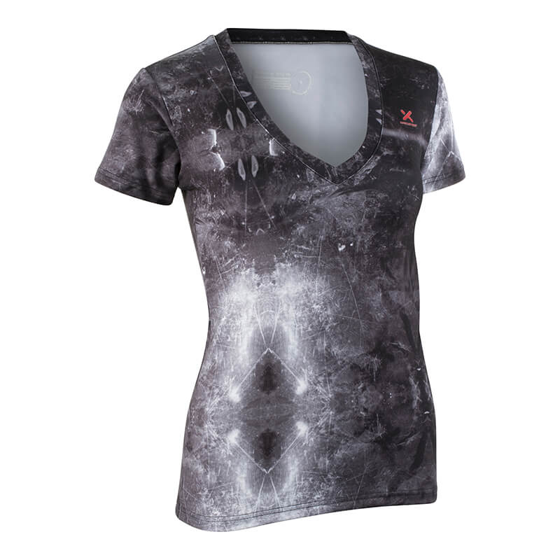 Kolla in Ladies Big V-Neck Tee, metal, MXDC hos SportGymButiken.se