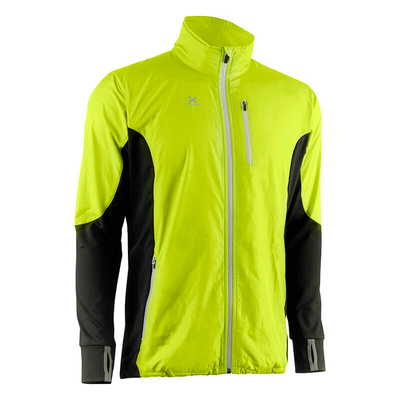 Men Hybrid Jacket, yellow/black, MXDC