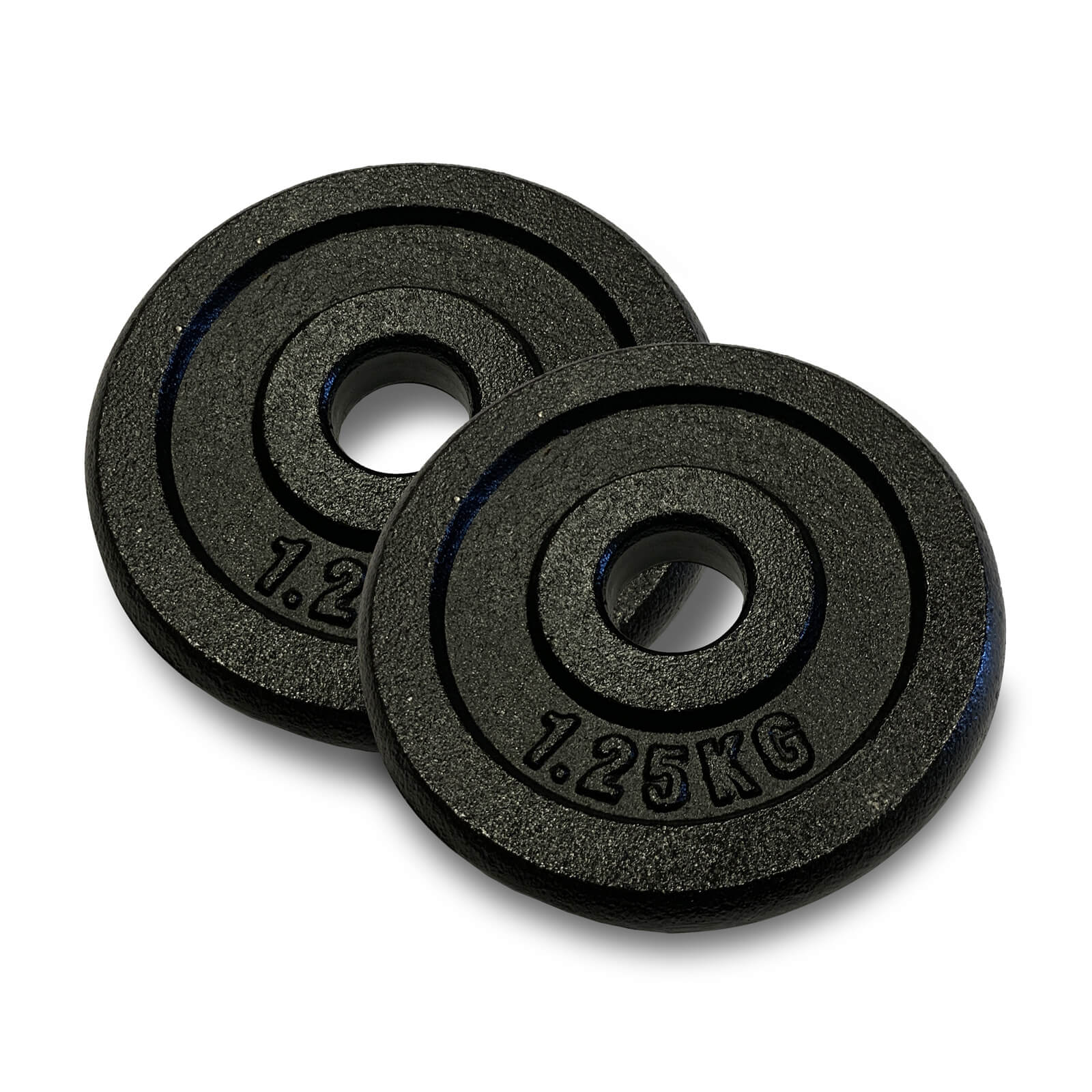 Kolla in Viktskivor Metall 25 mm. 2 x 1.25 kg hos SportGymButiken.se