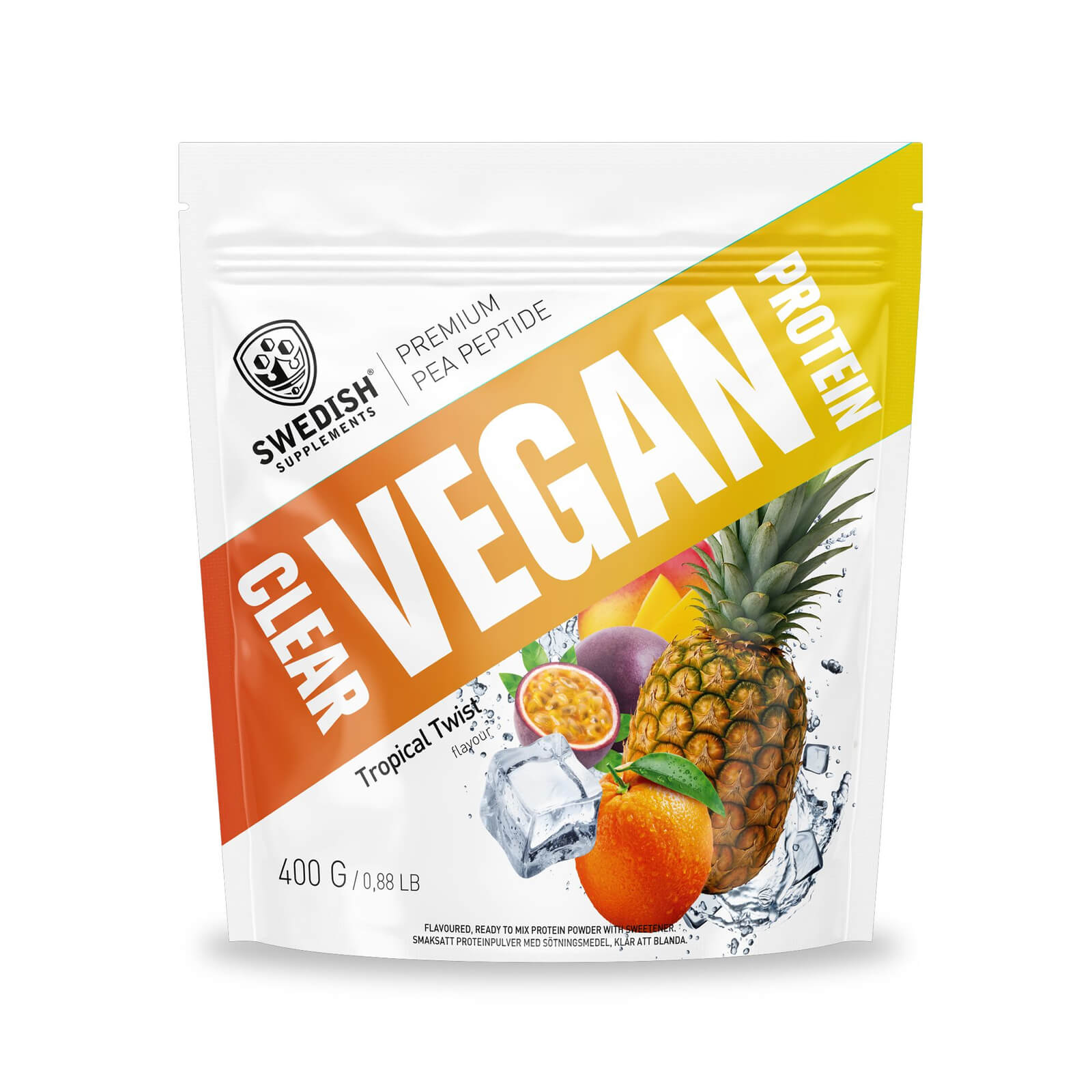 Kolla Clear Vegan Whey, 400 g, Swedish Supplements hos SportGymButiken.se