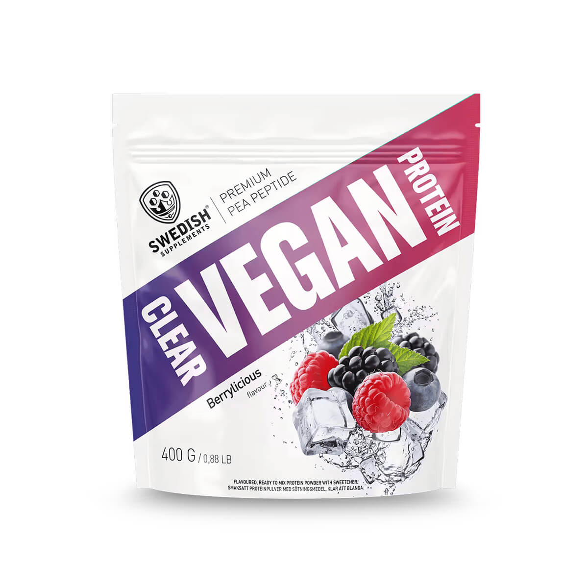 Clear Whey Vegan, Berrylicious, 400g