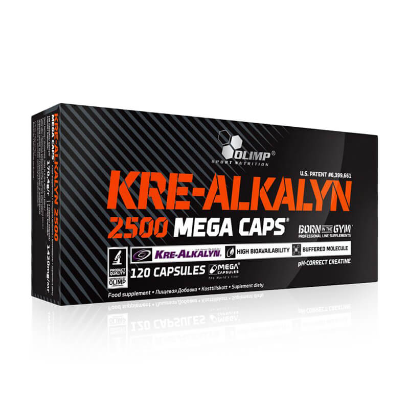 Kre-Alkalyn Mega Caps, Olimp, 120 kapslar