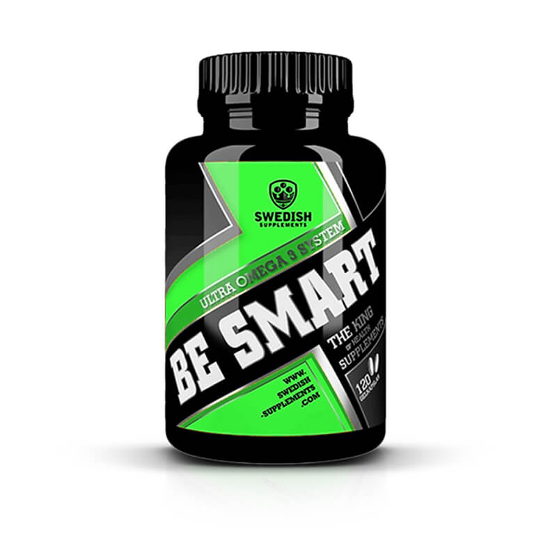 Kolla in Be Smart Omega 3, 120 kapslar, Swedish Supplements hos SportGymButiken.