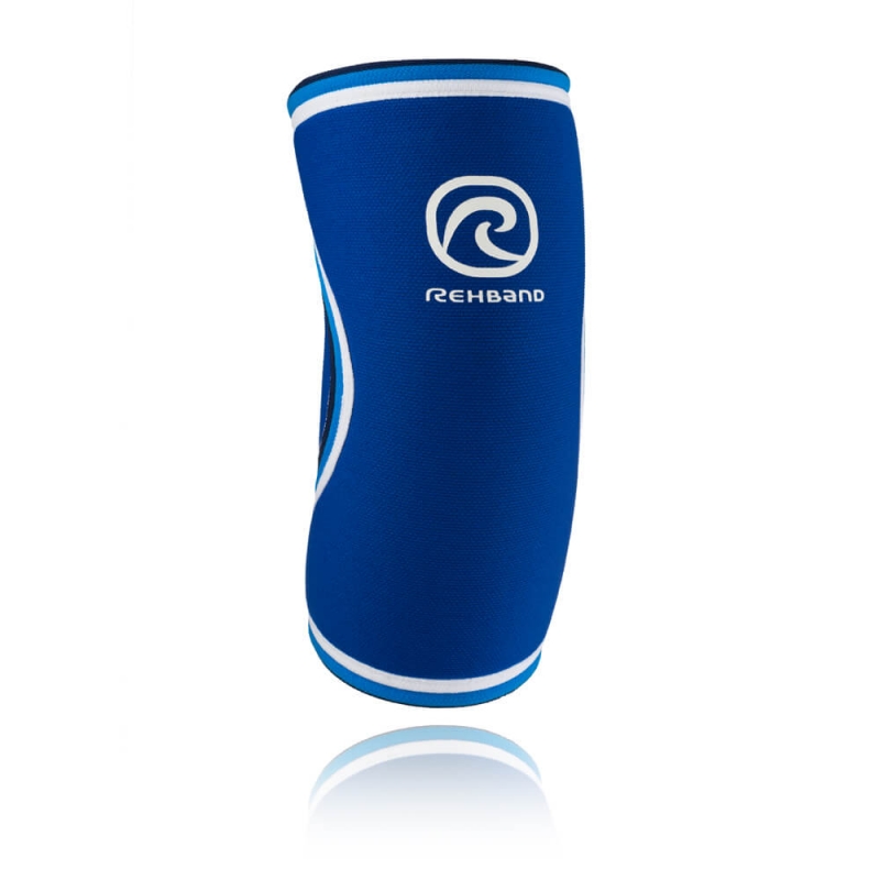 Kolla in RX Original Elbow Sleeve, 5mm, blue, Rehband hos SportGymButiken.se