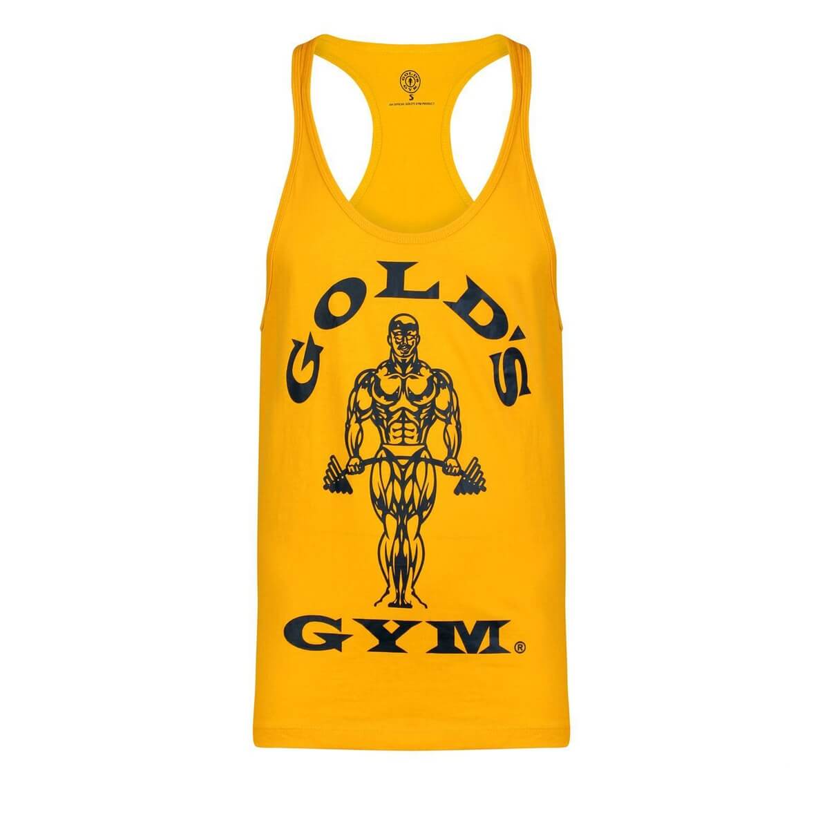 Kolla in Stringer Joe Premium Tank, gold, Gold's Gym hos SportGymButiken.se