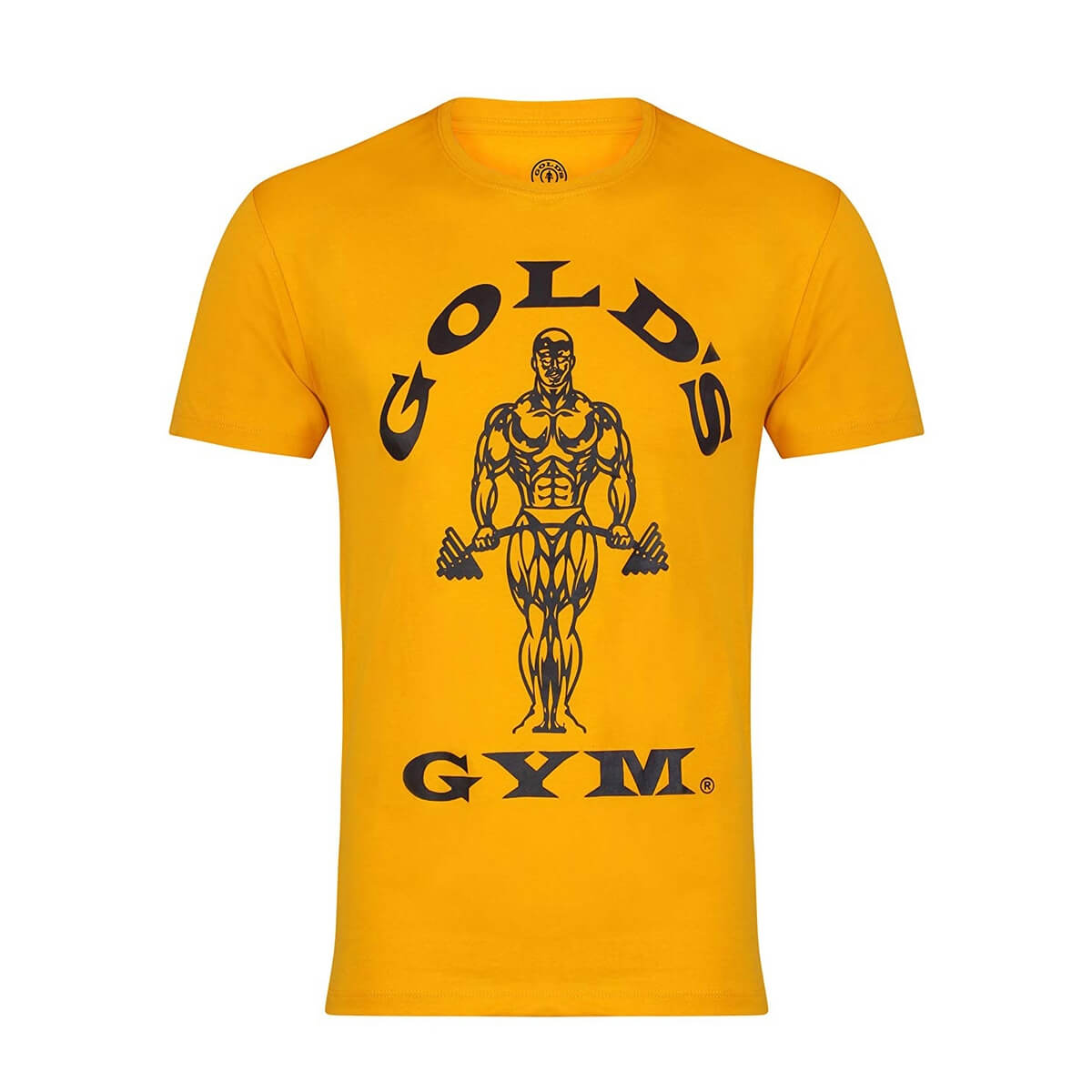 Kolla in Muscle Joe T-Shirt, gold, Gold's Gym hos SportGymButiken.se
