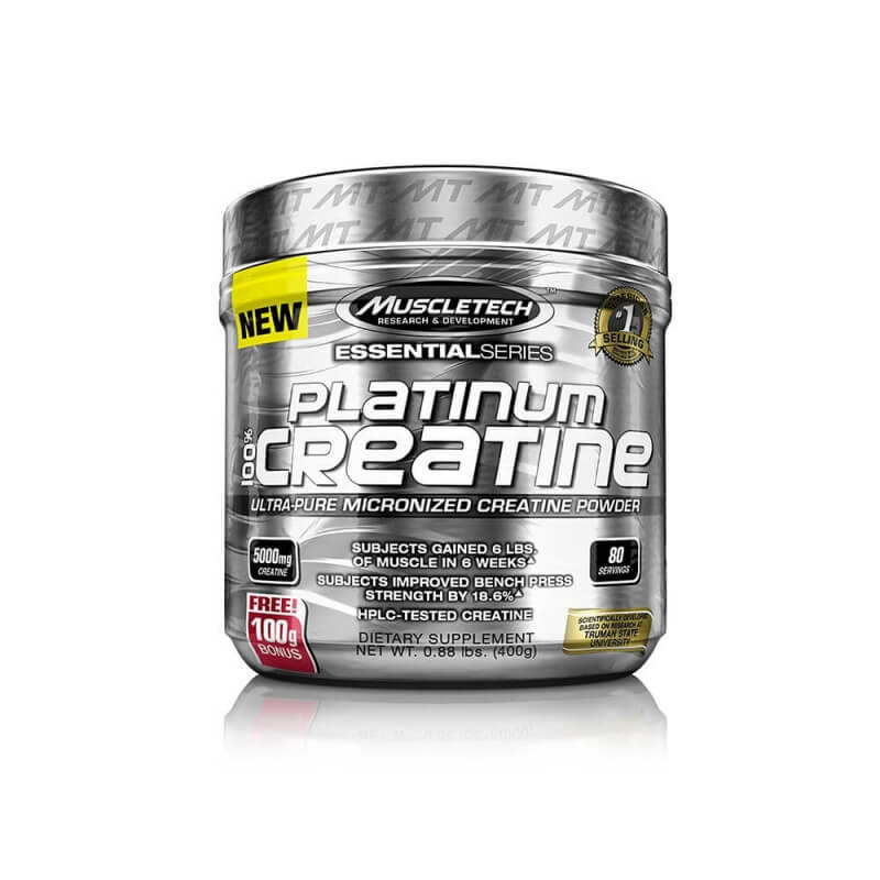 Platinum 100% Creatine, 400 g, MuscleTech