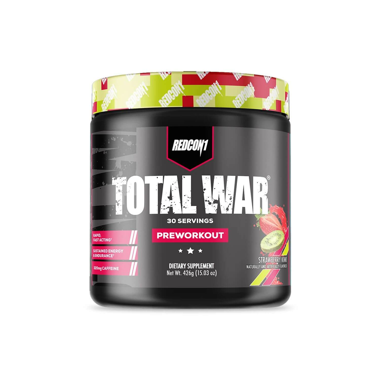 Kolla in Total War PWO, 425 g, Redcon1 hos SportGymButiken.se