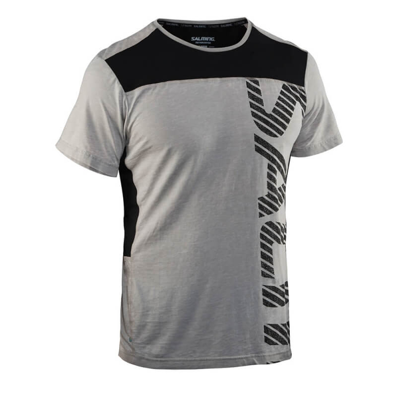 Run Legend Tee Men, stone melange, Salming Sports