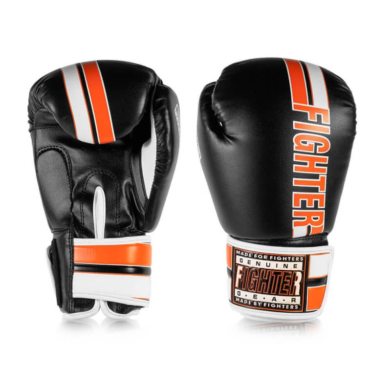 Boxhandske Sport, svart, Fighter