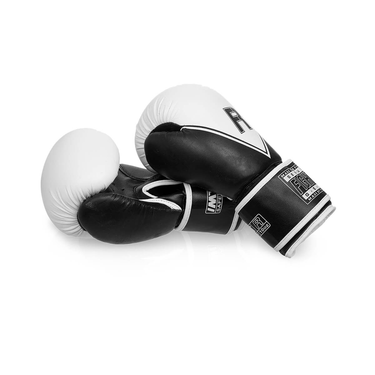 Kolla in Boxhandske Inception Junior, svart/vit, Fighter hos SportGymButiken.se