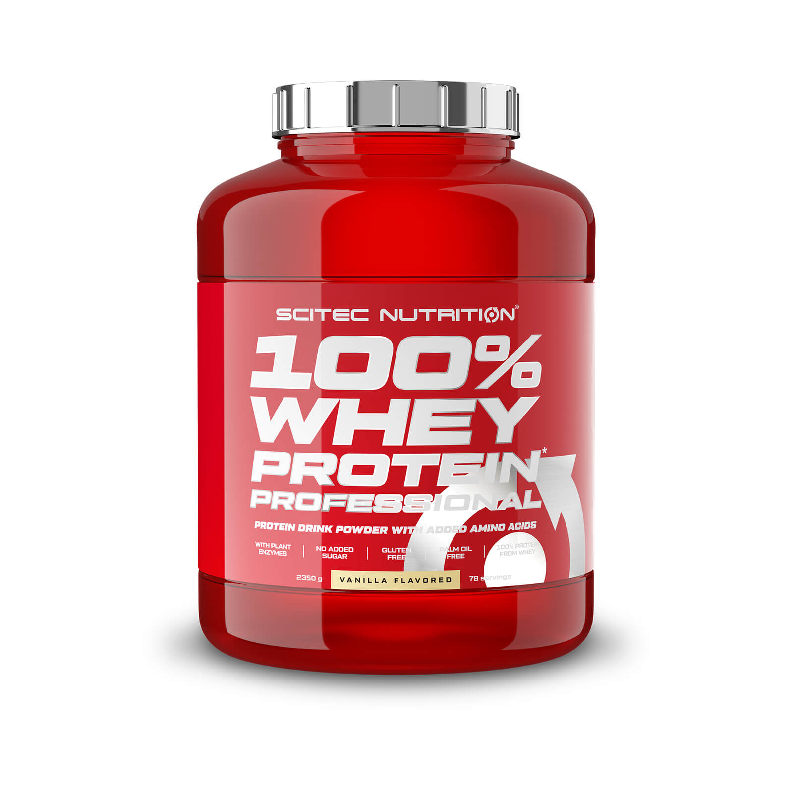 Kolla 100 % Whey Protein Professional, 2350 g, Vanilla hos SportGymButiken.se