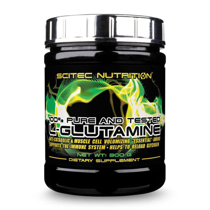 Kolla in L-Glutamin, 300 g, naturell, Scitec Nutrition hos SportGymButiken.se