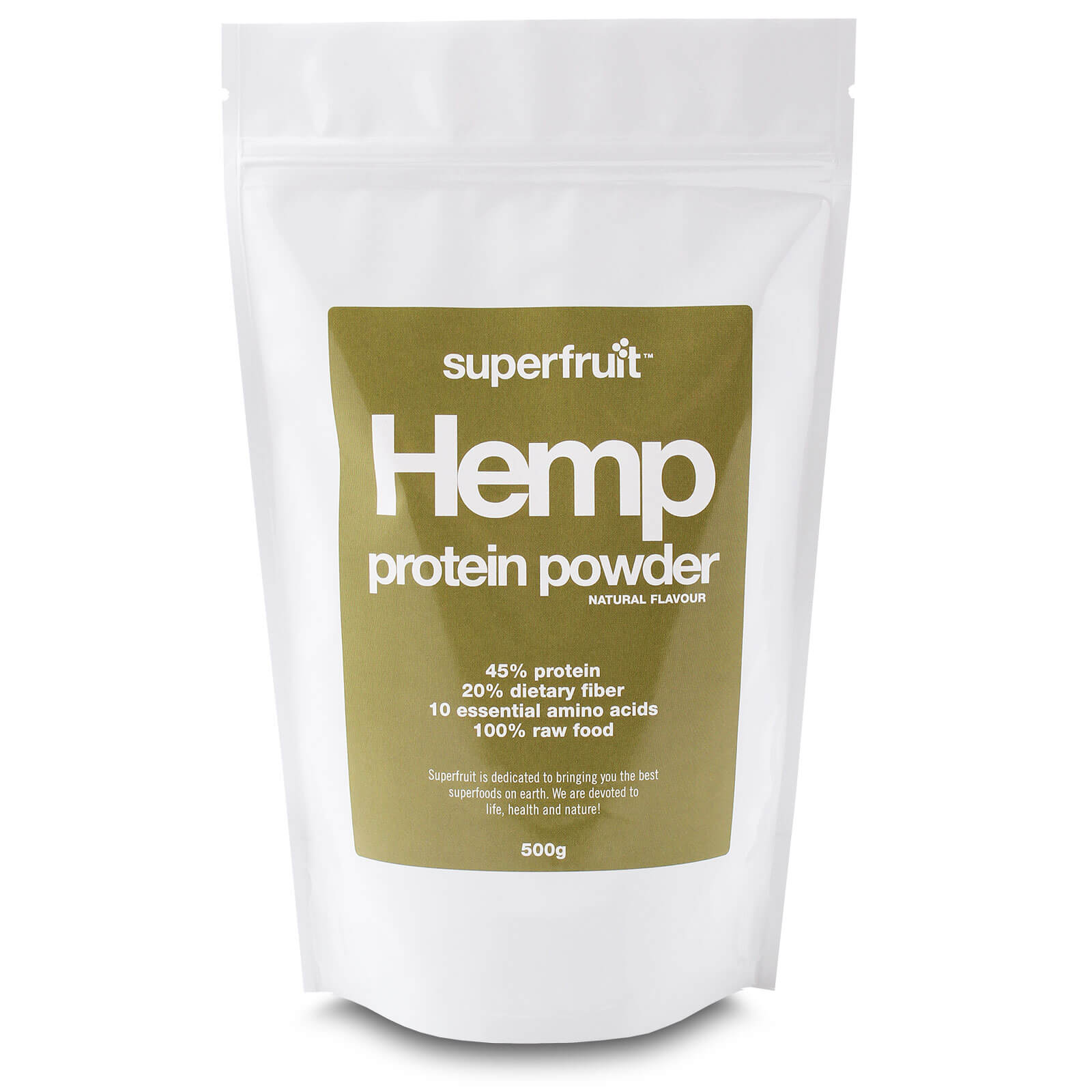 Hampaprotein, Superfruit, 500 g