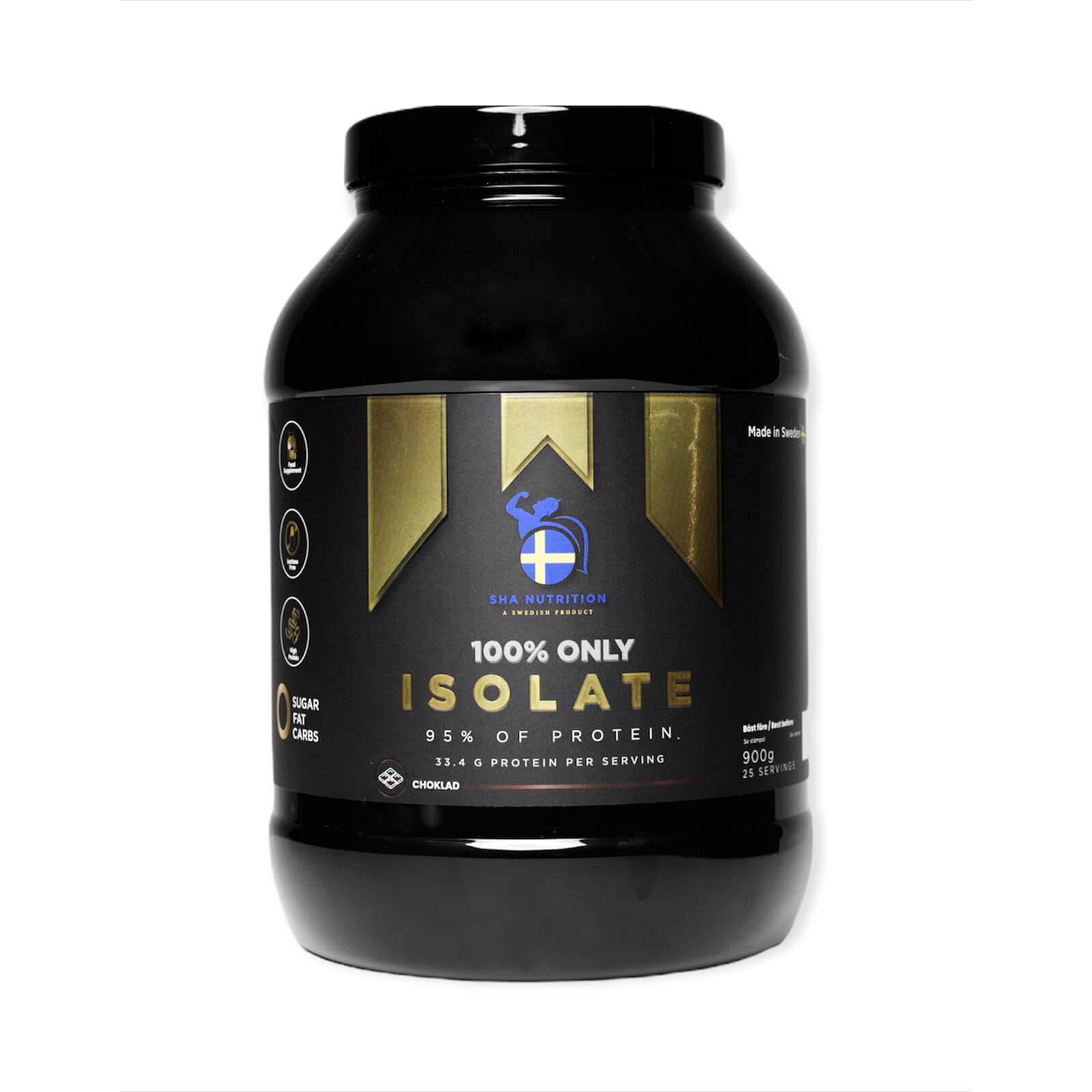 100 % Only Isolate, 900 g, SHA Nutrition