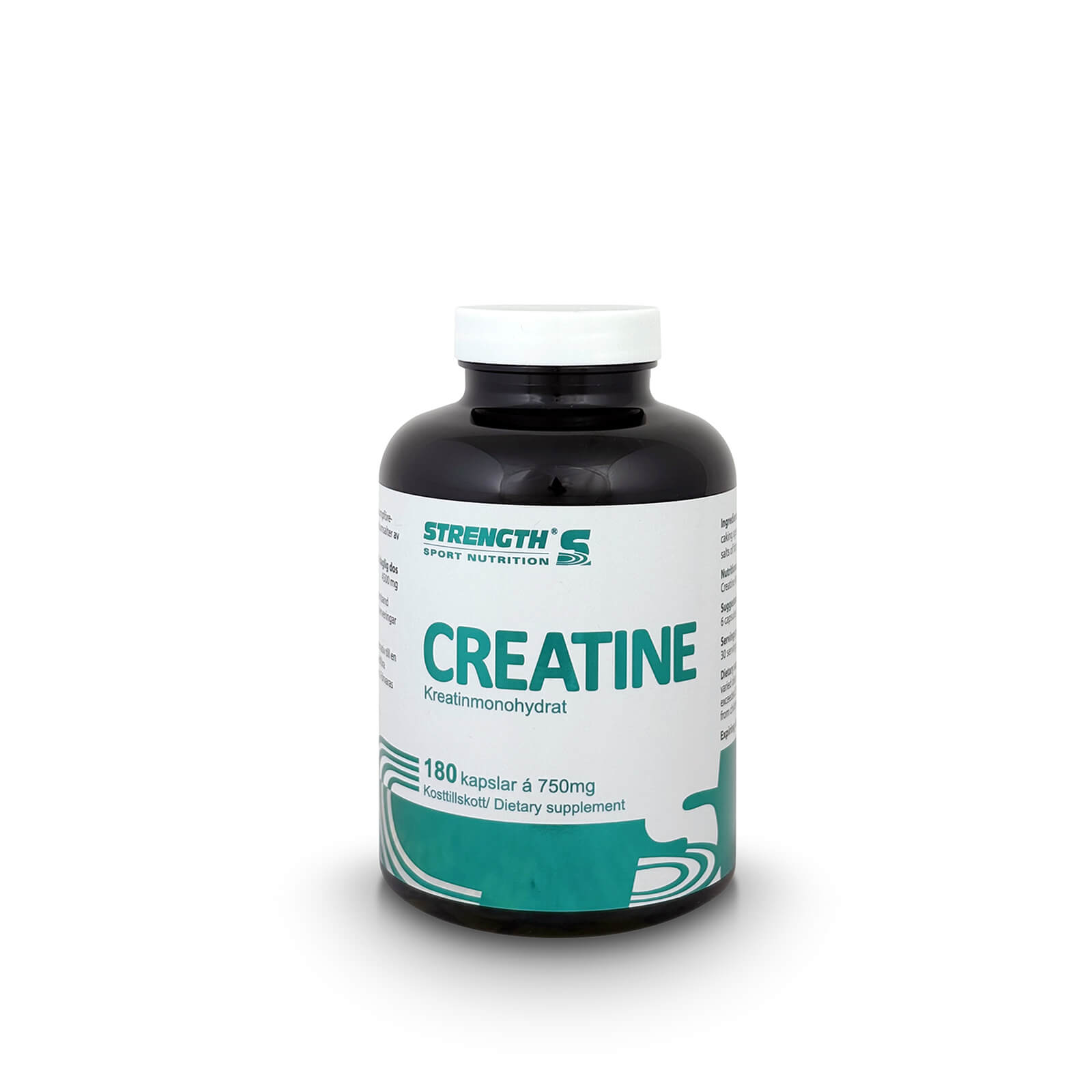 Creatine Monohydrate, 180 kapslar, Strength