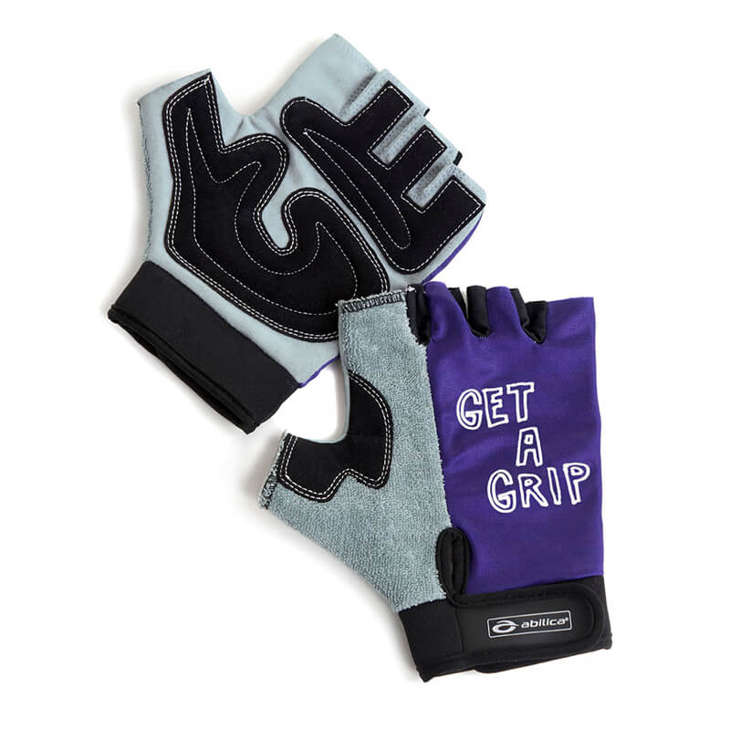 Kolla in MultiSport Gloves, lila/grå, Abilica hos SportGymButiken.se