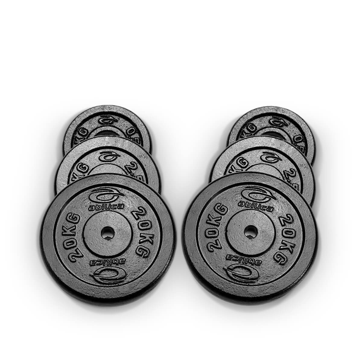 Viktskivor 25 mm, 2 x 0,5 kg, Abilica