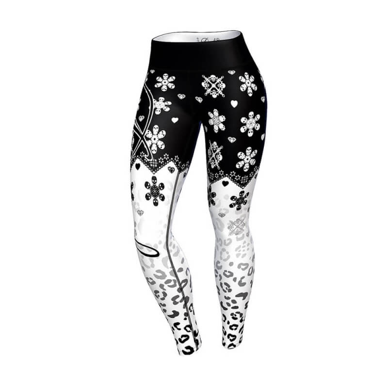 Frost Leggings, black/white, Anarchy