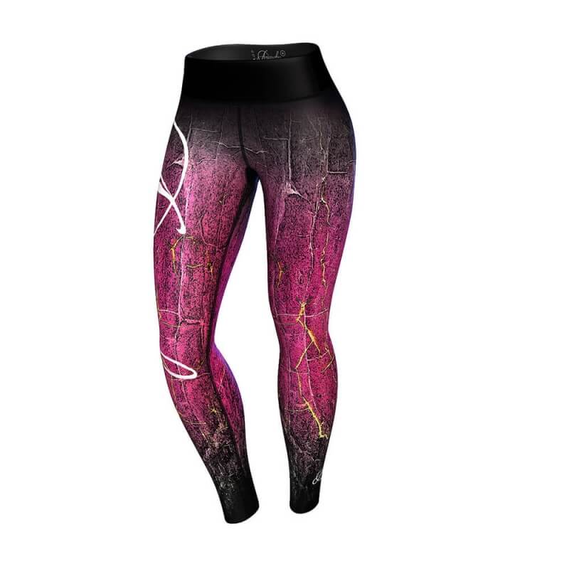 Kolla in Demonia Leggings, pink/black, Anarchy hos SportGymButiken.se