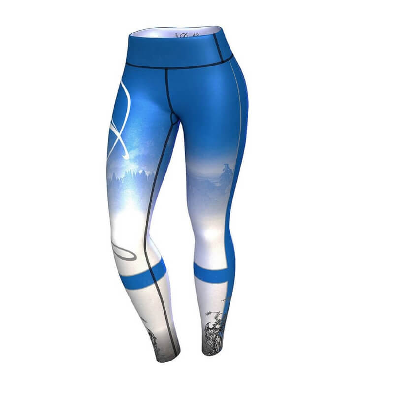 Kolla in Finland Nation Leggings 2.0, blue/white, Anarchy hos SportGymButiken.se