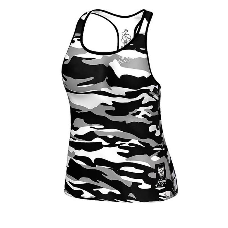 Commando Tanktop, grey/mixed, Anarchy Apparel