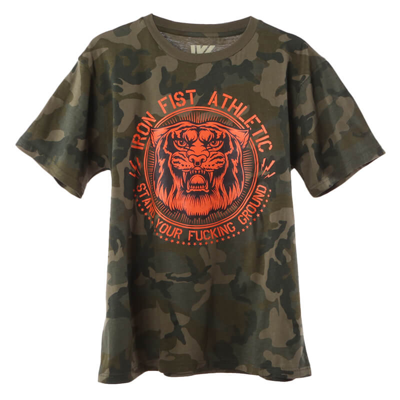 Tiger Army Tee, camo, Iron Fist