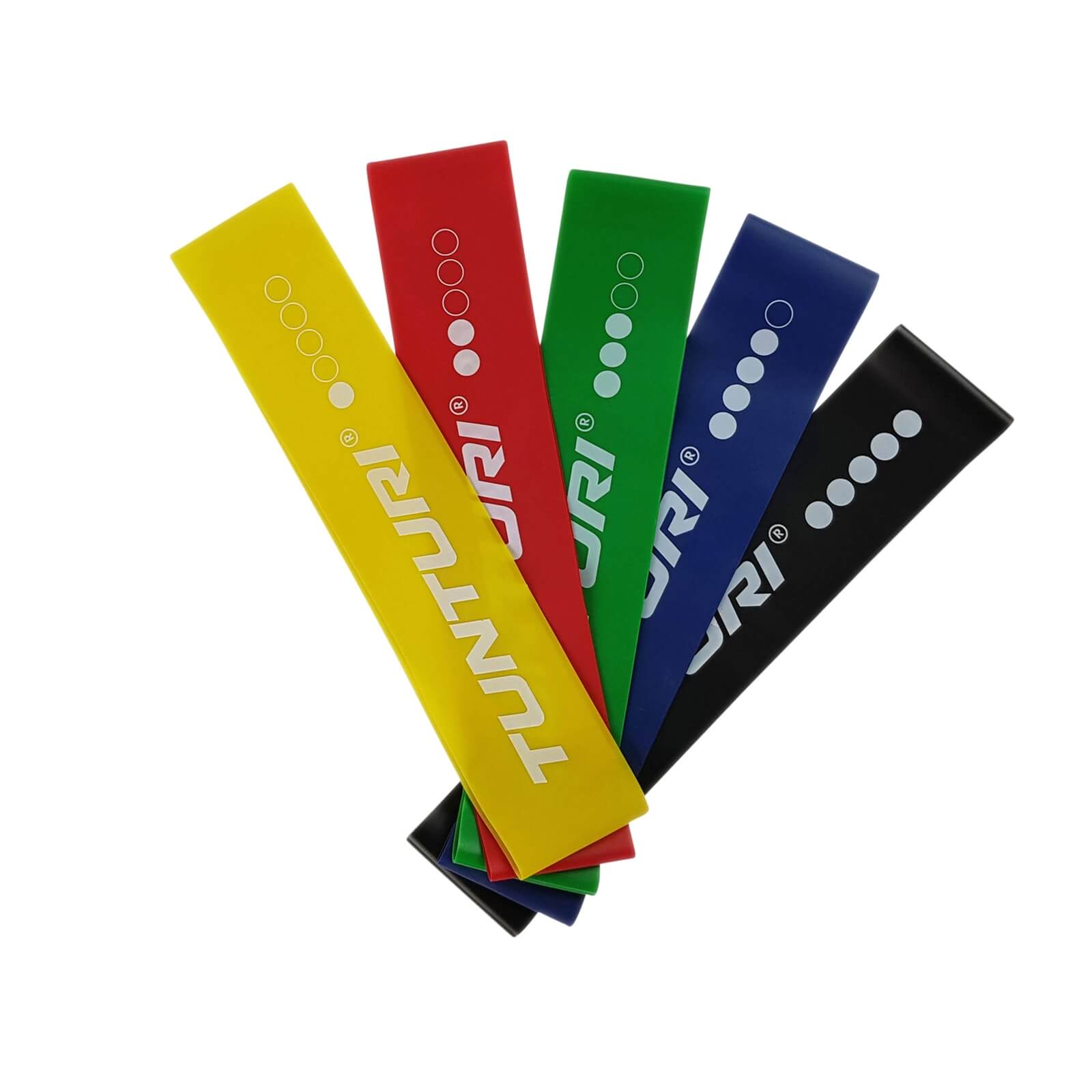 Mini Resistance Bands Set, 5-pack, Tunturi