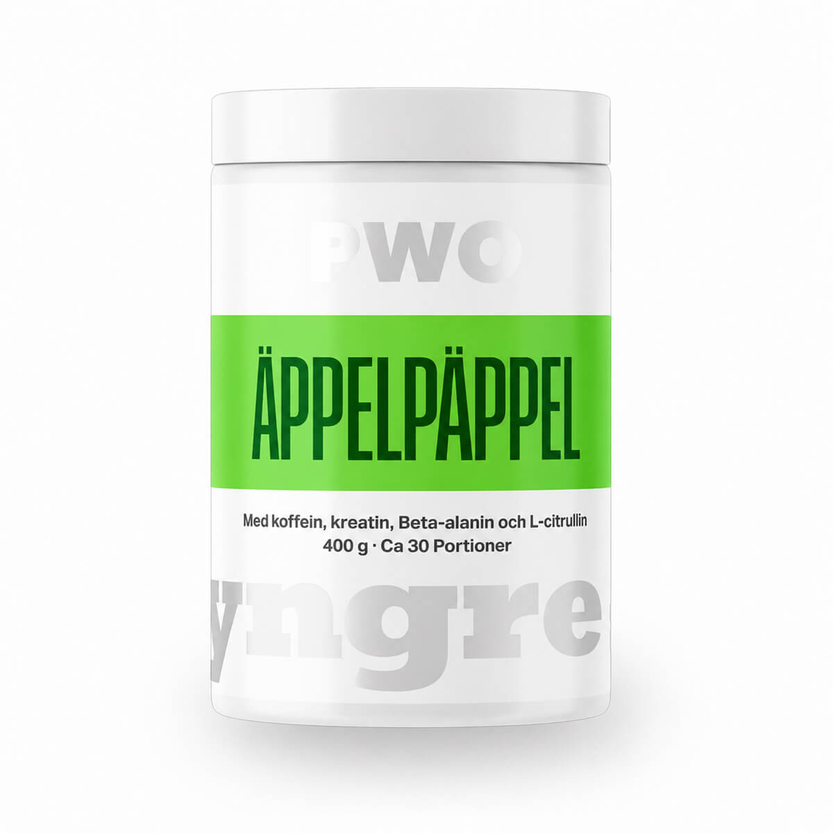 Kolla in Tyngre PWO, 400 g, Äppelpäppel hos SportGymButiken.se