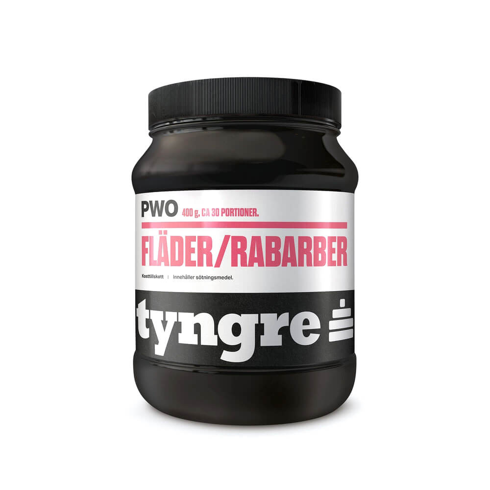 Tyngre PWO, 400 g, Fläder/Rabarber