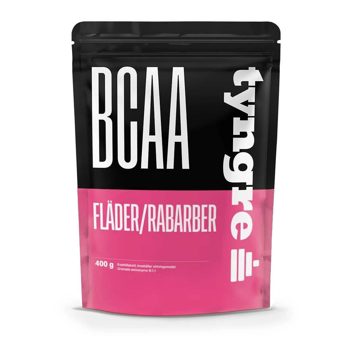 Kolla in Tyngre BCAA, 400 g, Fläder/Rabarber hos SportGymButiken.se