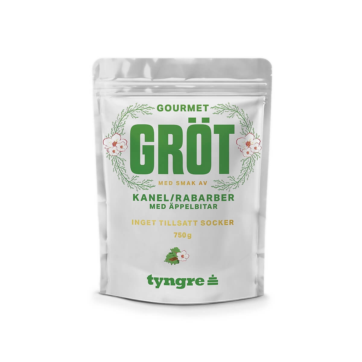 Tyngre Grötmix, 750 g, Gourmetgröt, Kanel/Rabarber Med Äpple
