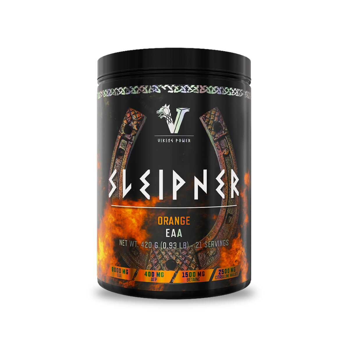 Kolla in Viking Power, Sleipner EAA Orange, 420g hos SportGymButiken.se