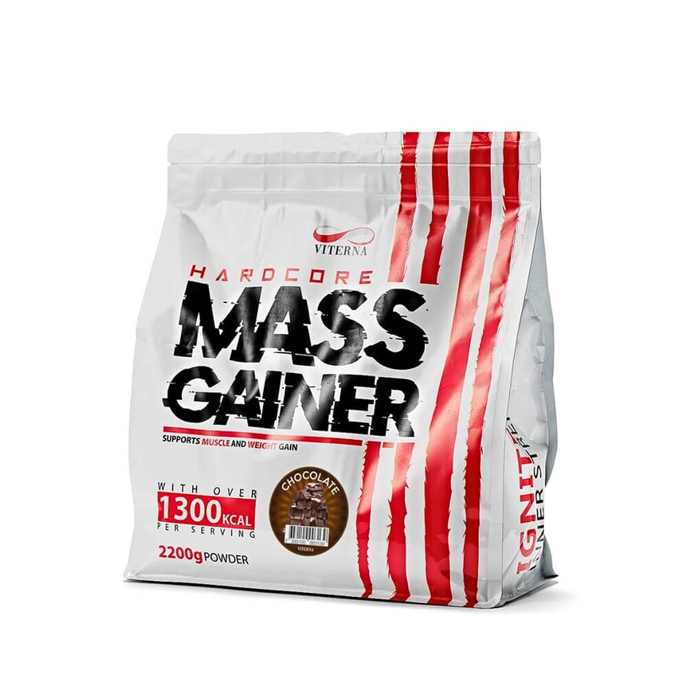 Kolla Hardcore Mass Gainer, 2200 g, Viterna hos SportGymButiken.se