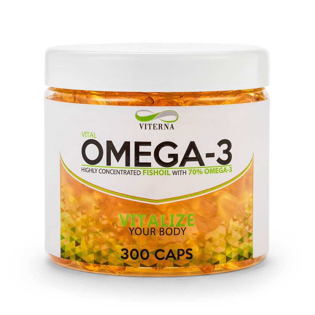 Omega-3, 300 kapslar, Viterna