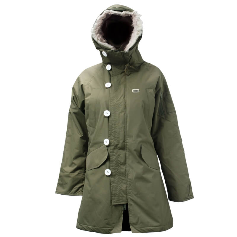 Kolla in Kvänum Padded Parka, armygreen, 2117 of Sweden - Utförsäljning hos Spor