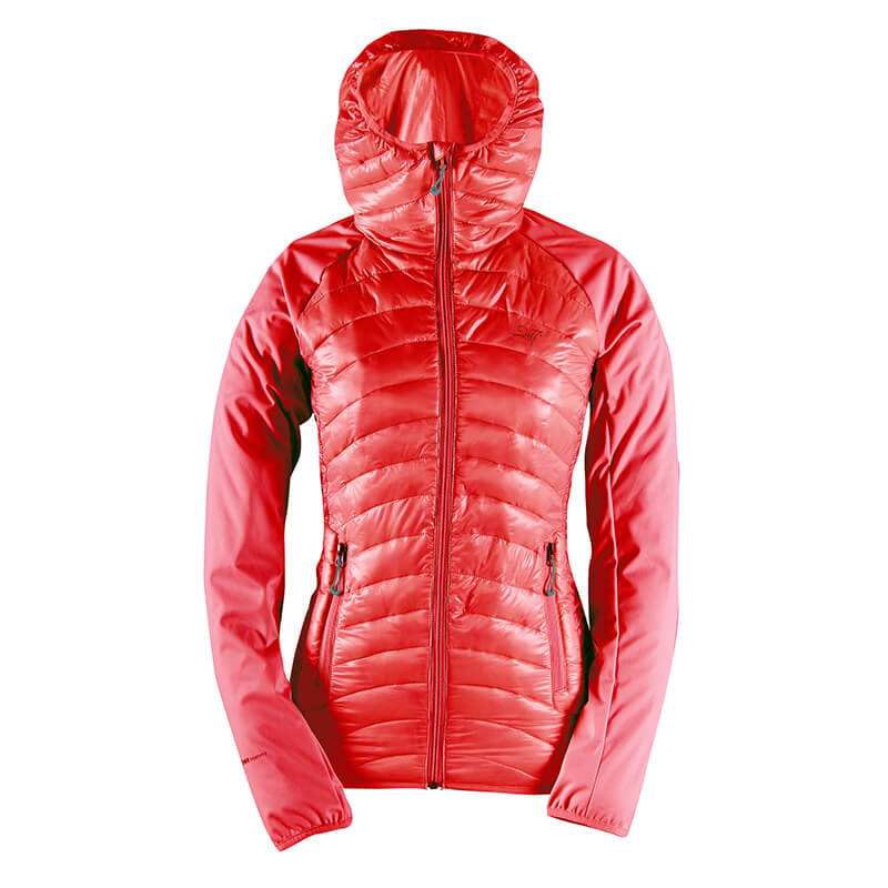 Kolla in Skulltorp Sporty Hybrid Jacket, signal red, 2117 hos SportGymButiken.se