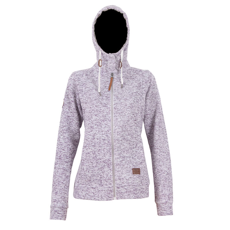 Grolanda Wave Fleece Jacket, dark lavender, 2117