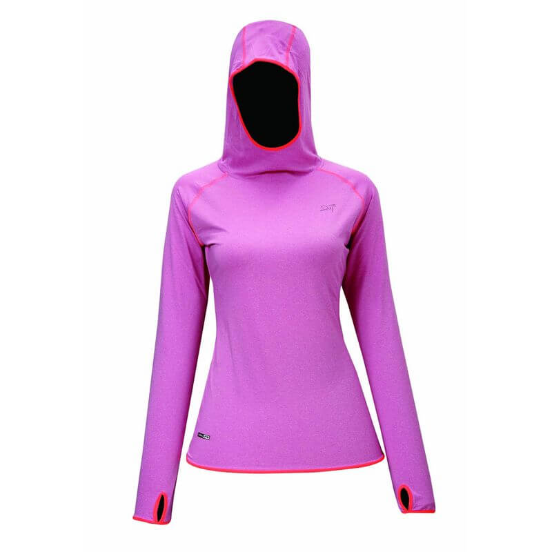 Running Top Long Sleeve, cerise melange, 2117