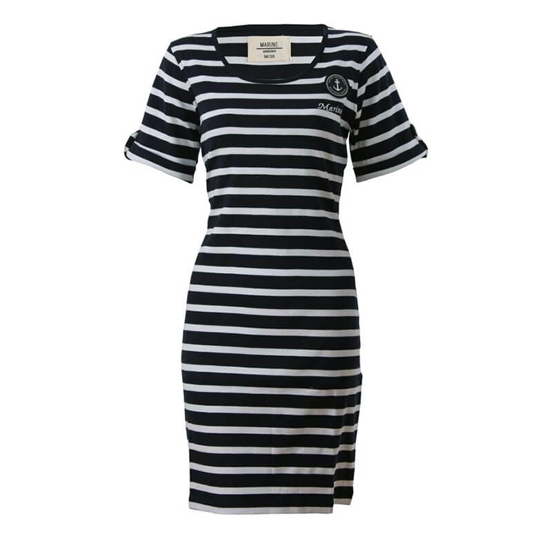 Newport Dress, navy comb, Marine