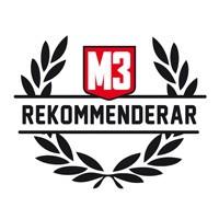 Rekommenderas av M3 i TEST 2017