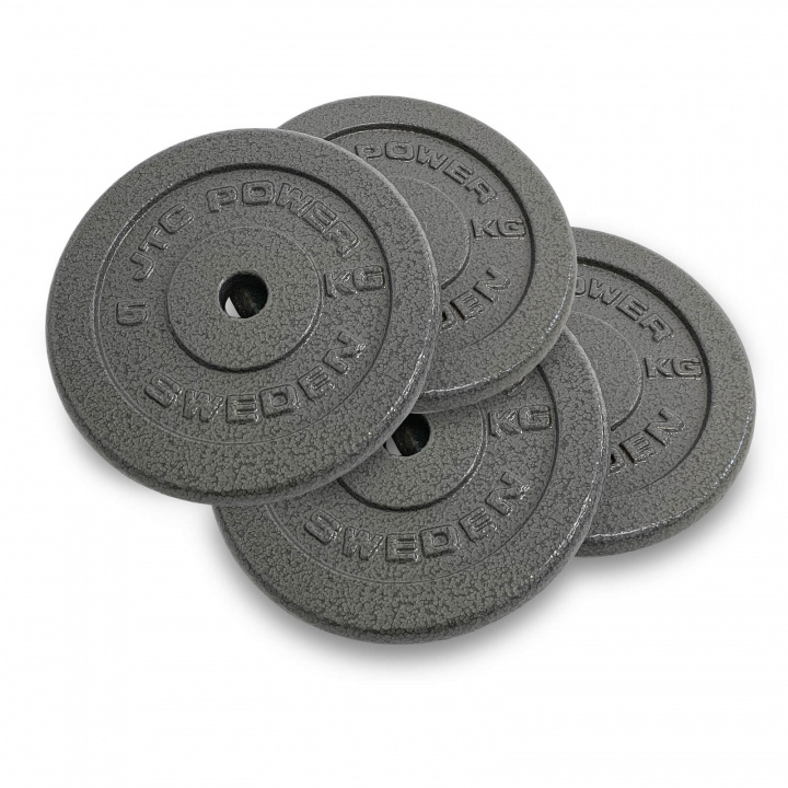 Kolla in Viktskivor Metall 25 mm, 4 x 5 kg, JTC Power hos SportGymButiken.se