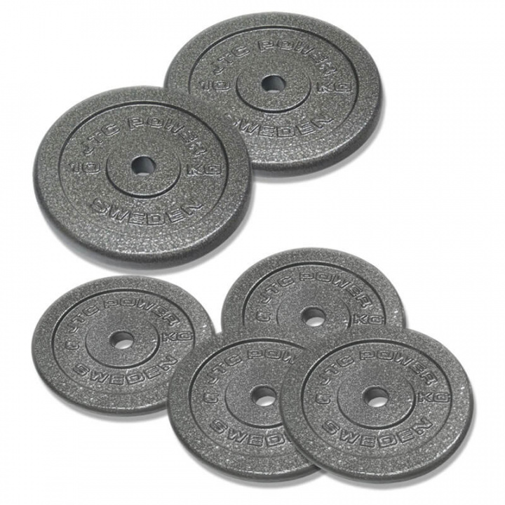 Viktpaket 40 kg, JTC Power i gruppen Styrka / Viktskivor, stänger & lås / Viktskivor 25 mm hos Sportgymbutiken.se (10-250-4000)