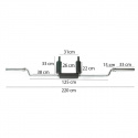 Safety Squat Bar, 220cm, JTC Power