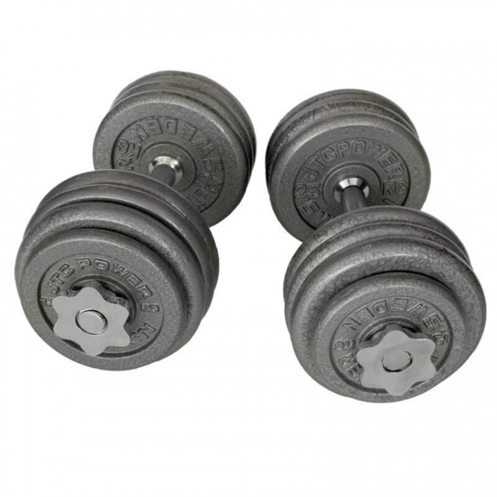 Hantelset 2 x 16 kg, JTC Power i gruppen Produktkyrkogården hos Sportgymbutiken.se (12-253-320-2)