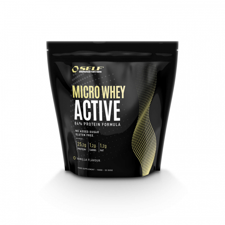 Kolla in Micro Whey Active, 1 kg, vanilj hos SportGymButiken.se