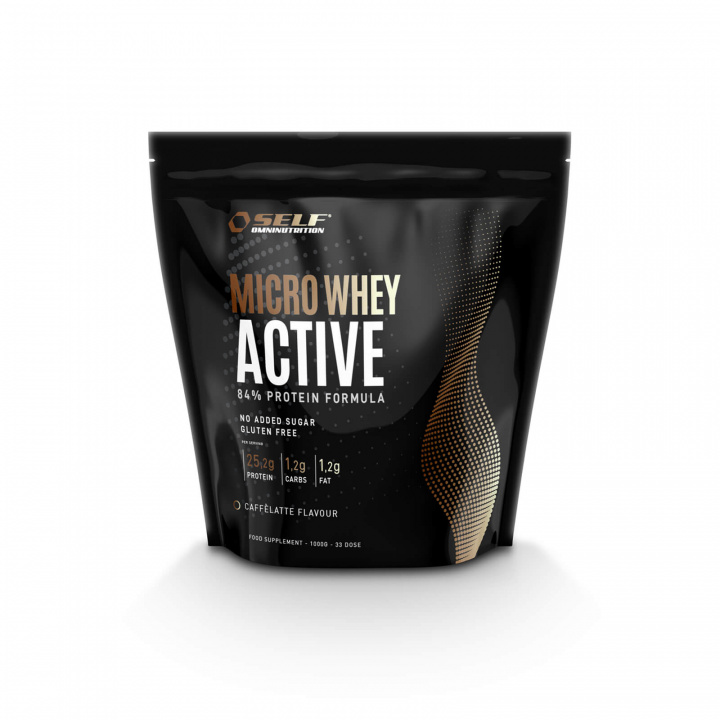 Kolla in Micro Whey Active, 1 kg, caffelatte hos SportGymButiken.se