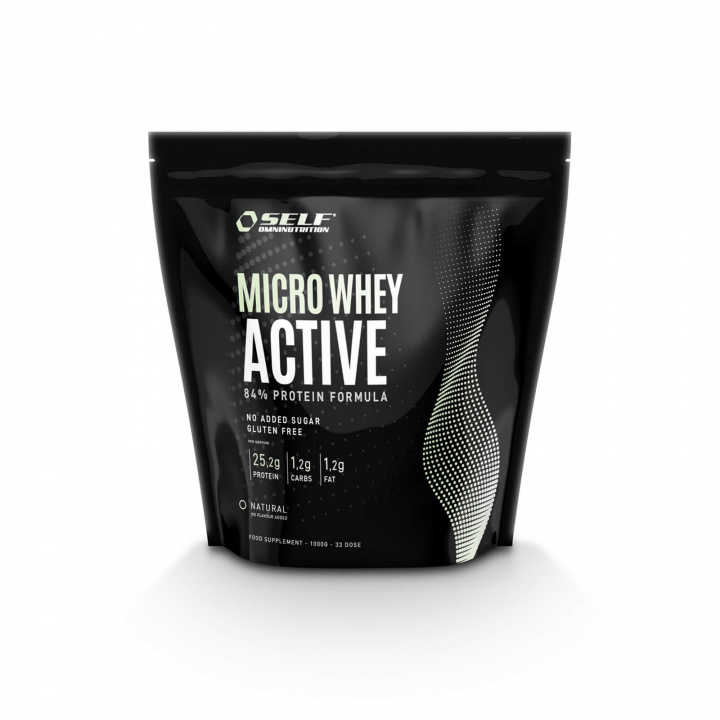 Kolla in Micro Whey Active, 1 kg, naturell hos SportGymButiken.se