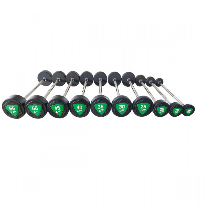 Fasta skivstänger, 10 st: 10 – 55 kg i gruppen Styrka / Paket / Skivstångsset hos Sportgymbutiken.se (13-MS-UFB-SET-32)
